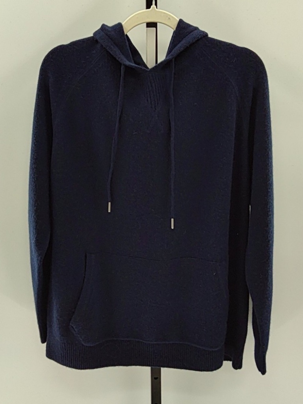 Quince Mongolian Cashmere Pullover Hoodie Mens Navy - XL